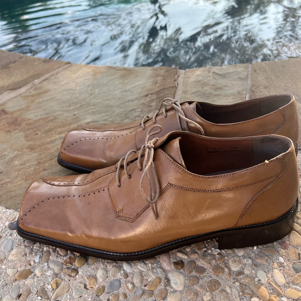 Fratelli Men’s Leather Shoe | beige brown | 13